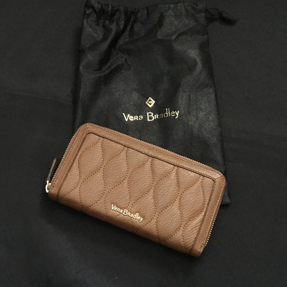 Vera Bradley Tan Quilted Wallet